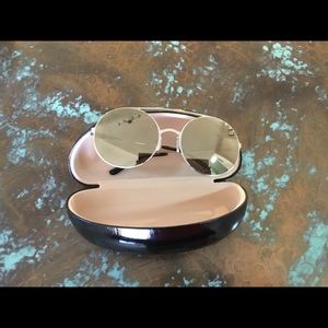 Michael Kors Cabo MK1027 Round Silver Sunglasses